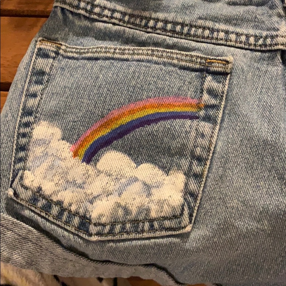 Levi’s jean shorts.